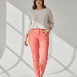 Jean slim grande taille coloré – coupe confortable et silhouette affinée