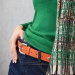 Ceinture Cuir Végan Boucle Dorée – L’Accessoire Chic qui Structure la Silhouette
