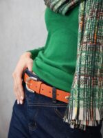 Ceinture Cuir Végan Boucle Dorée – L’Accessoire Chic qui Structure la Silhouette