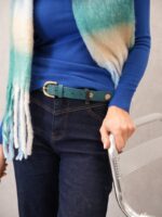 Ceinture Cuir Végan Boucle Dorée – L’Accessoire Chic qui Structure la Silhouette – Image 6