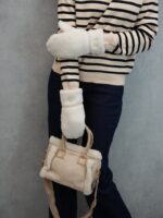 Sac Suédine & Sherpa – Le Sac d’Hiver Chic, Douillet et Tendance – Image 3
