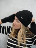 Ensemble Bonnet & Mitaines Maille Angora – Douceur Chic et Confort d’Hiver