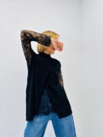 Pull Sans Manches à Ouverture frontale esprit layering chic – Image 8