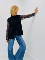 Pull Sans Manches à Ouverture frontale esprit layering chic – Image 6