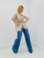 Pull Sans Manches à Ouverture frontale esprit layering chic – Image 4