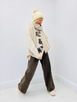 Écharpe Douce Maille Brossée – Confort Hiver Élégant – Image 3