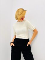 Top en Maille à sequins – Élégance moderne