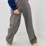 Pantalon à Carreaux Marque Ange – Élégance casual contemporaine