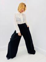 Pantalon à Pinces Oversize Tailoring Moderne – Image 2