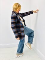 Veste en laine à carreaux esprit tailoring moderne – Image 3