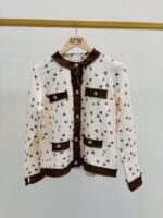 Gilet Cœurs Imprimés à Finitions Contrastées – Image 2