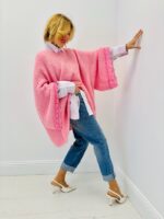 Pull Oversize en Maille Douce avec détails dentelle, esprit cocoon chic – Image 4