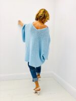 Pull Oversize en Maille Douce avec détails dentelle, esprit cocoon chic – Image 2