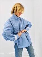 Chemise Oversize à Petits Carreaux en Coton - esprit chic décontracté – Image 4