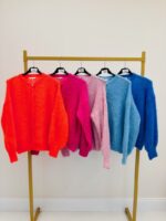 Gilet Manches Longues en 80% Kid Mohair, douceur iconique et élégance intemporelle – Image 2