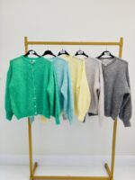 Gilet Manches Longues en 80% Kid Mohair, douceur iconique et élégance intemporelle – Image 3