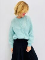 Gilet Manches Longues en 80% Kid Mohair, douceur iconique et élégance intemporelle – Image 5