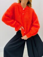 Gilet Manches Longues en 80% Kid Mohair, douceur iconique et élégance intemporelle – Image 9