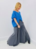 Gilet Manches Courtes en 80% Kid Mohair – 2 façons de le porter, douceur iconique – Image 4