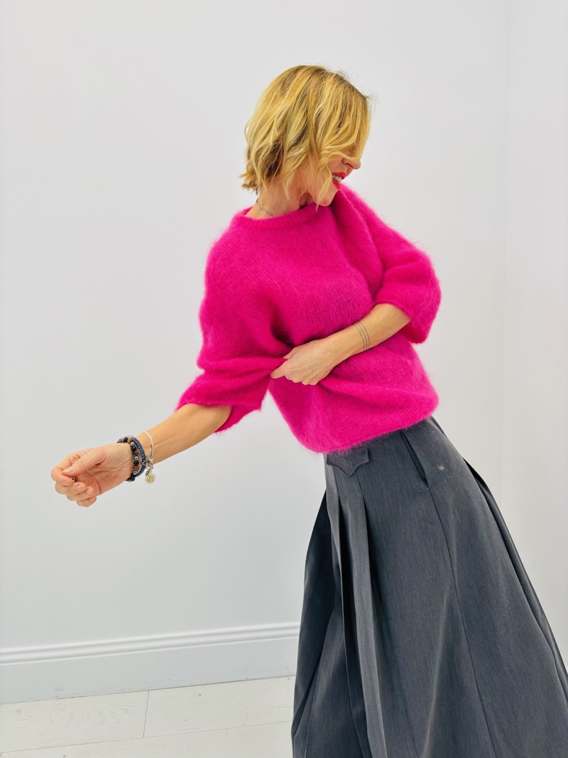 IMG_1283 Pull Col Rond en 80% Kid Mohair - douceur absolue et élégance intemporelle – Image 1