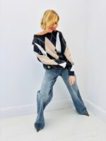 Pull Motif Argyle "BURLINGTON" – Esprit Rétro Chic & Confort Douillet – Image 2