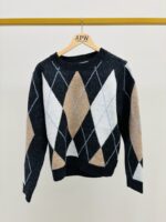 Pull Motif Argyle "BURLINGTON" – Esprit Rétro Chic & Confort Douillet – Image 3