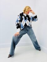 Polo Pull Motif Argyle BURLINGTON – Style Rétro-Chic & Confort Douillet – Image 6