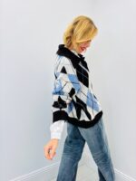 Polo Pull Motif Argyle BURLINGTON – Style Rétro-Chic & Confort Douillet – Image 5