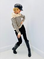 Pull Marinière Premium – Maille 88% Viscose & Boutons Dorés – Image 5