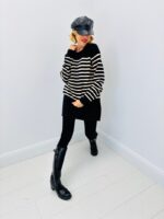 Pull Marinière Premium – Maille 88% Viscose & Boutons Dorés – Image 2