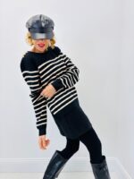 Pull Marinière Premium – Maille 88% Viscose & Boutons Dorés – Image 3