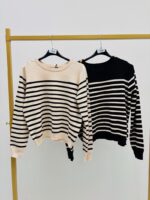 Pull Marinière Premium – Maille 88% Viscose & Boutons Dorés – Image 4