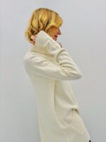 Robe Pull Col Boule – Maille Douce 52% Viscose & Coupe Confort – Image 3