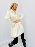 Robe Pull Col Boule – Maille Douce 52% Viscose & Coupe Confort – Image 4