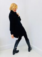 Robe Pull Col Boule Oversize – Maille Douce 53% Viscose & Coupe Confort – Image 4