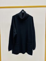 Robe Pull Col Boule Oversize – Maille Douce 53% Viscose & Coupe Confort – Image 2