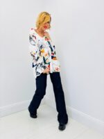 Pull Oversize Artistique Fleurs & Esquisses – Viscose & Modal Ultra Doux – Image 5