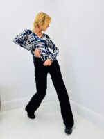 Pull Graphique Chic en Viscose & Modal – Confort Premium – Image 4