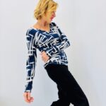 Pull Graphique Chic en Viscose & Modal – Confort Premium