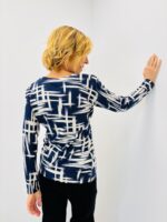 Pull Graphique Chic en Viscose & Modal – Confort Premium – Image 3