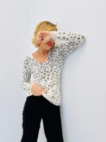 Pull Fin Motifs Hirondelles – Douceur Viscose & Modal