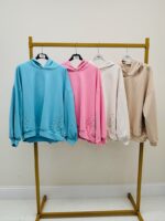 Sweat à Capuche Perles – 100% Coton & Confort Premium Made in Italy – Image 2