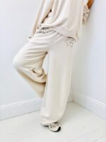 Pantalon Jogger Strass – 100% Coton & Confort Absolu Made in Italy – Image 5