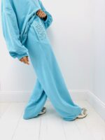 Pantalon Jogger Strass – 100% Coton & Confort Absolu Made in Italy – Image 2