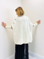 Pull Chauve-Souris Élégant – Maille Fluide & Détails Contrastés – Image 5