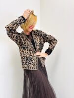 Gilet Léopard Chic – Maille Douce & Style Félin Intemporel