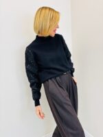 Pull Manches Sequins – Élégance Lumineuse & Confort Moderne – Image 4