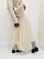 Jupe Longue Tulle Plissé – Volume Aérien & Charme Féminin – Image 8