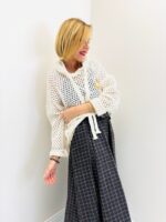 Pull à Capuche en Tricot 100% Coton – Look Aéré & Style Italien – Image 3