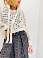 Pull à Capuche en Tricot 100% Coton – Look Aéré & Style Italien – Image 4